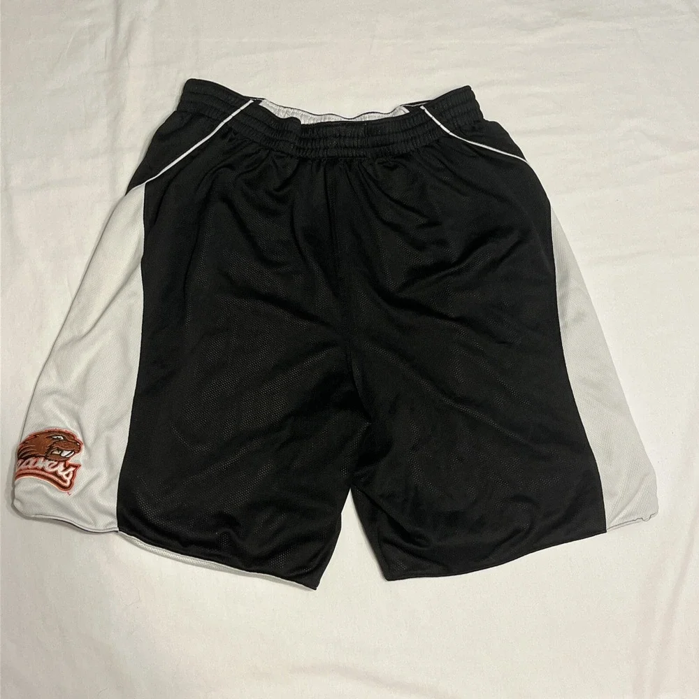 Vtg Nike Team Oregon State Beavers Basketball Shorts Mesh Reversible Men's M